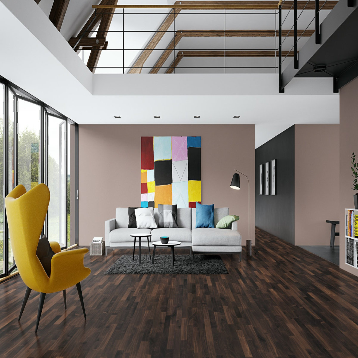 Junckers Variation Black Oak Solid Wood Flooring 14mm x 129mm x 1830mm ...